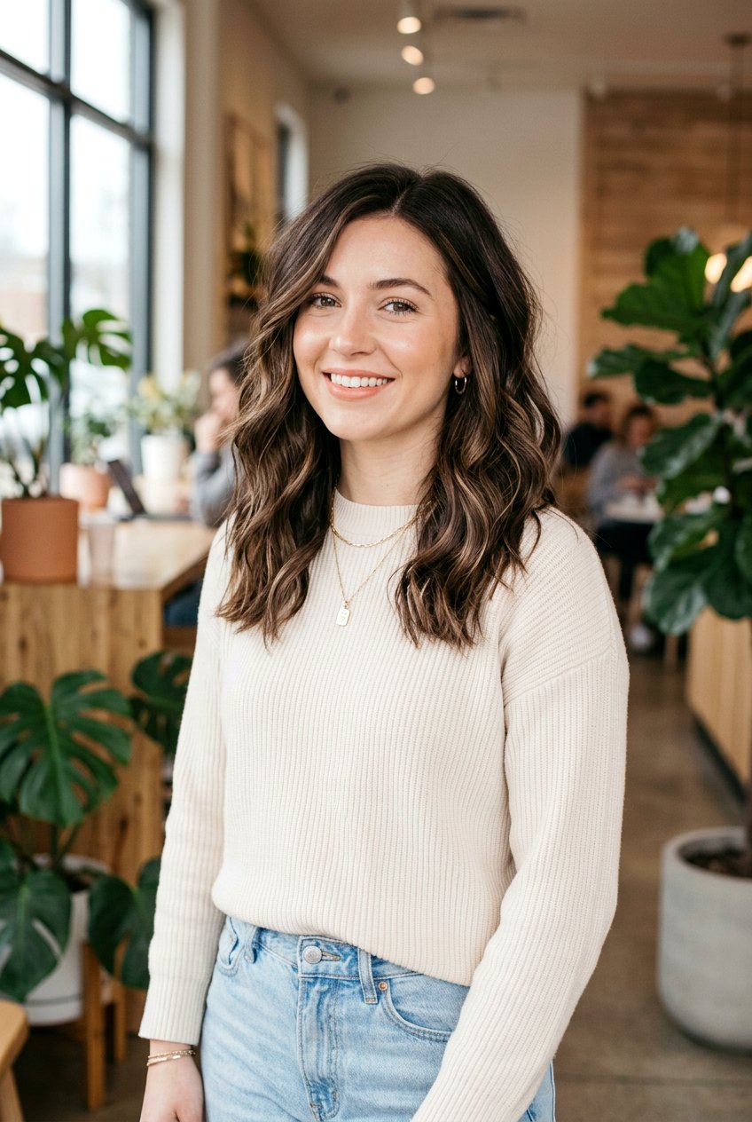 Truffle Brown with Caramel Ribbons - 20 truffle brown hair color - 20 truffle brown hair color