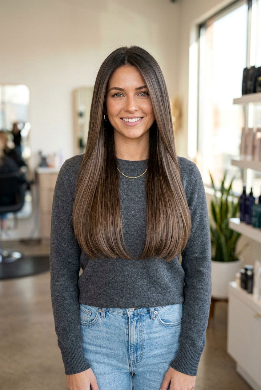 Truffle Brown with Shadow Root - 20 truffle brown hair color - 20 truffle brown hair color