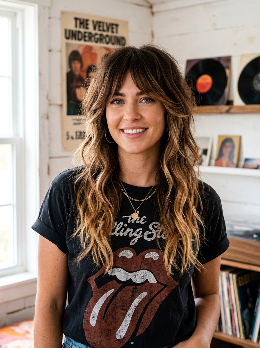 Truffle Brunette Balayage Shag - 20 truffle brunette balayage - 20 truffle brunette balayage