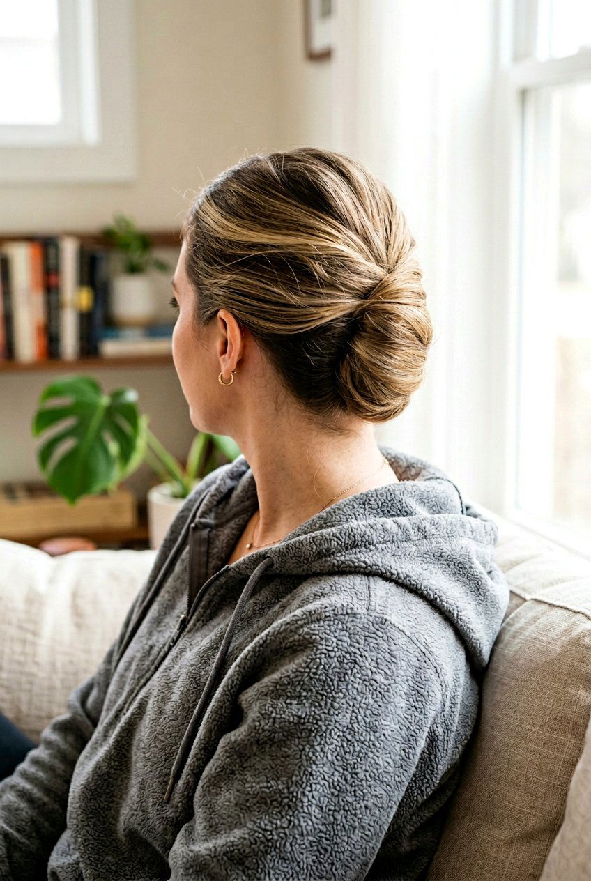 Tuck And Go Updo For Moms - 20 moms hairstyle ideas for busy mornings - 20 moms hairstyle ideas for busy mornings