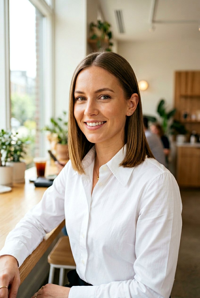 Tucked Back Lob - 20 quiet luxury lob haircut - 20 quiet luxury lob haircut