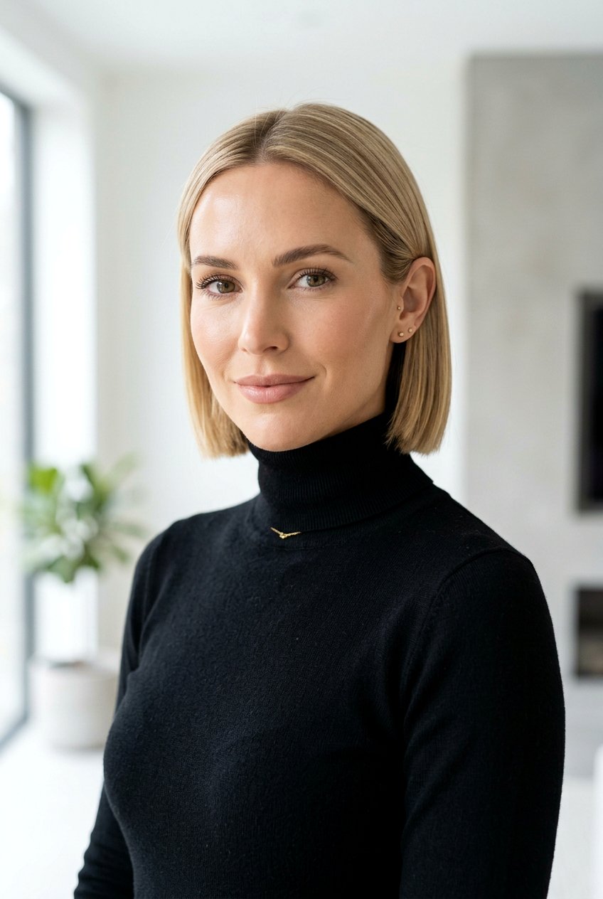 Tucked Behind Ear Bob - 20 clean girl bob hairstyle - 20 clean girl bob hairstyle