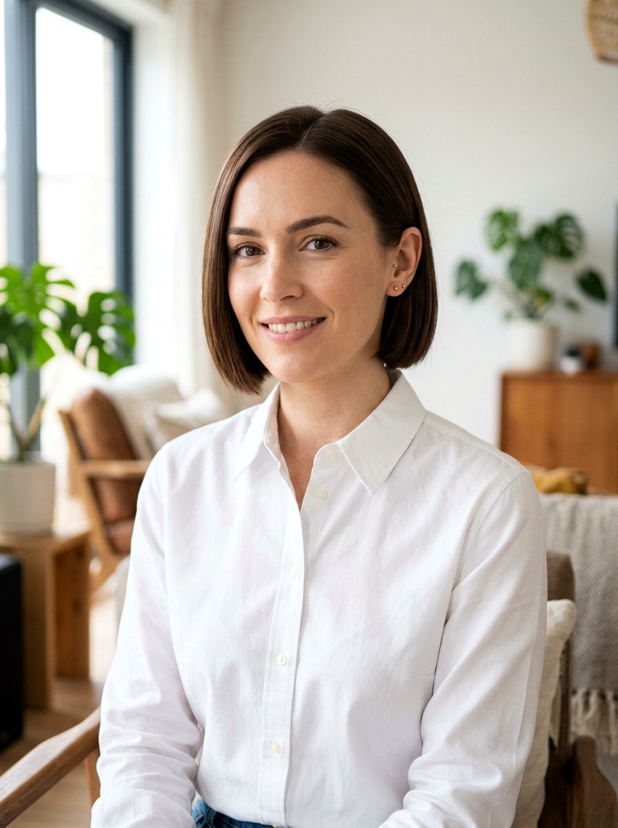 Tucked Behind Ears Short Bob - 20 quick hairstyle for short bob women - 20 quick hairstyle for short bob women