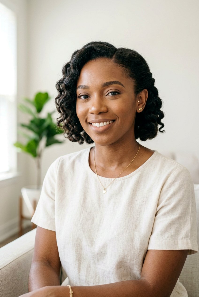 Tucked Braid Out Bob - 20 braid out bob hairstyle - 20 braid out bob hairstyle