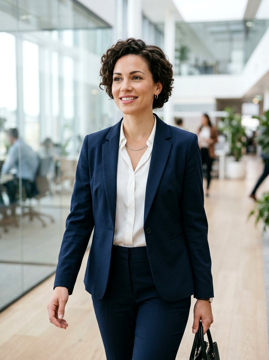 Tucked Curly Bob Hairstyle - 20 quick hairstyle for medium curls - 20 quick hairstyle for medium curls