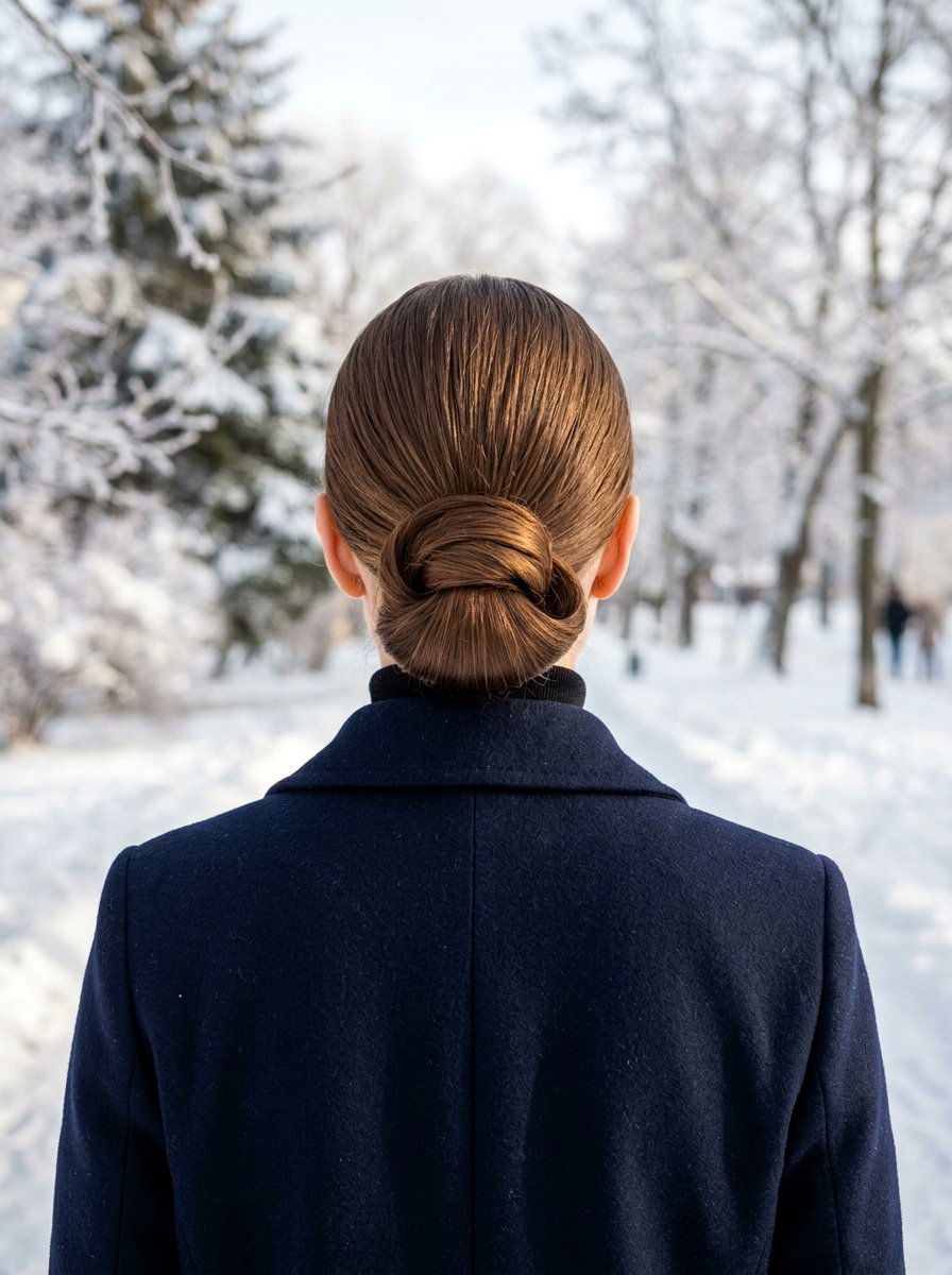 Tucked Low Ponytail - 20 classy low ponytail hairstyle ideas - 20 classy low ponytail hairstyle ideas