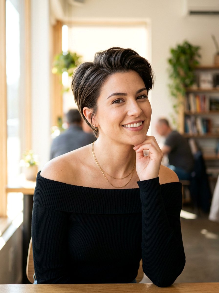 Tucked Pixie Haircut - 20 pixie haircut for thick coarse hair - 20 pixie haircut for thick coarse hair