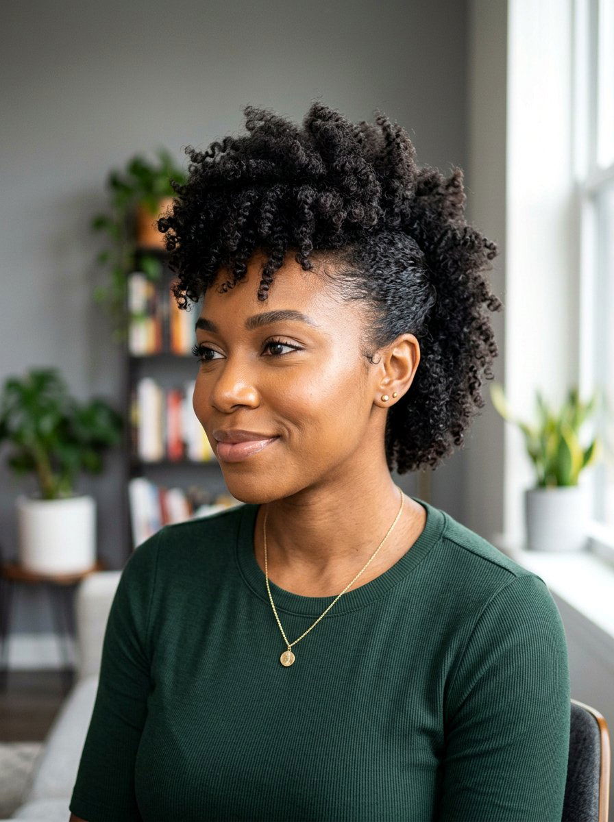 Tucked Side Soft Frohawk - 20 soft frohawk hairstyle for women - 20 soft frohawk hairstyle for women