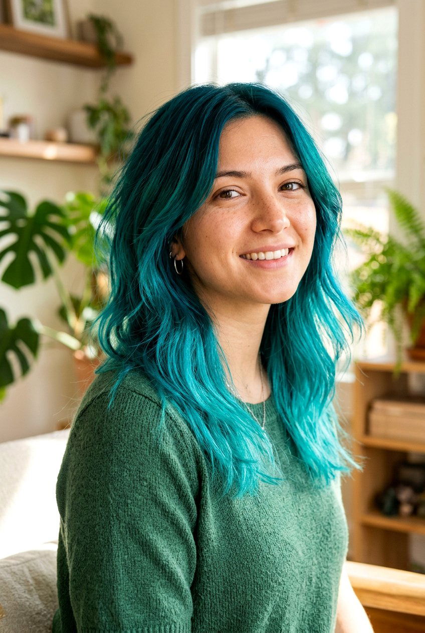 Turquoise and Teal Hair Color - 20 turquoise hair color ideas - 20 turquoise hair color ideas