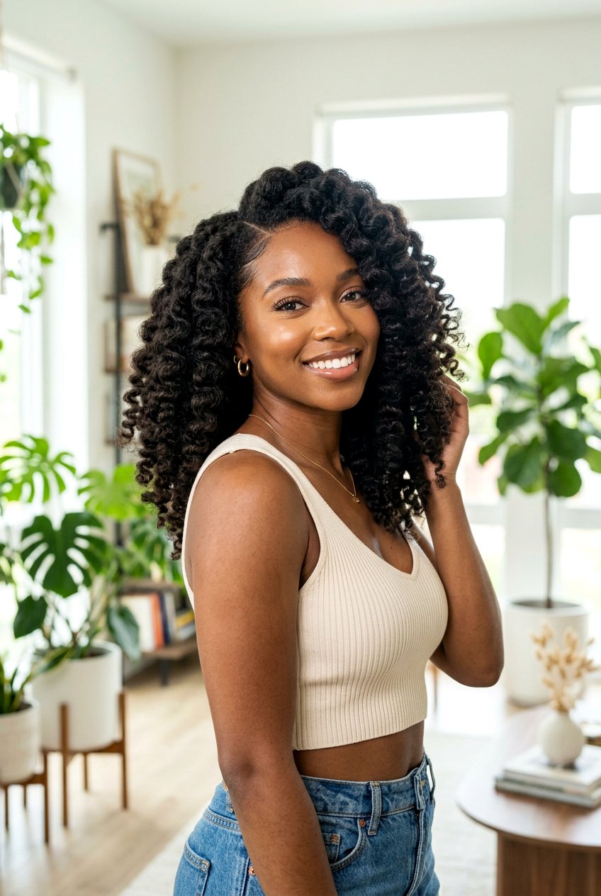 Twist Out - 20 black women vacation hairstyle ideas - 20 black women vacation hairstyle ideas