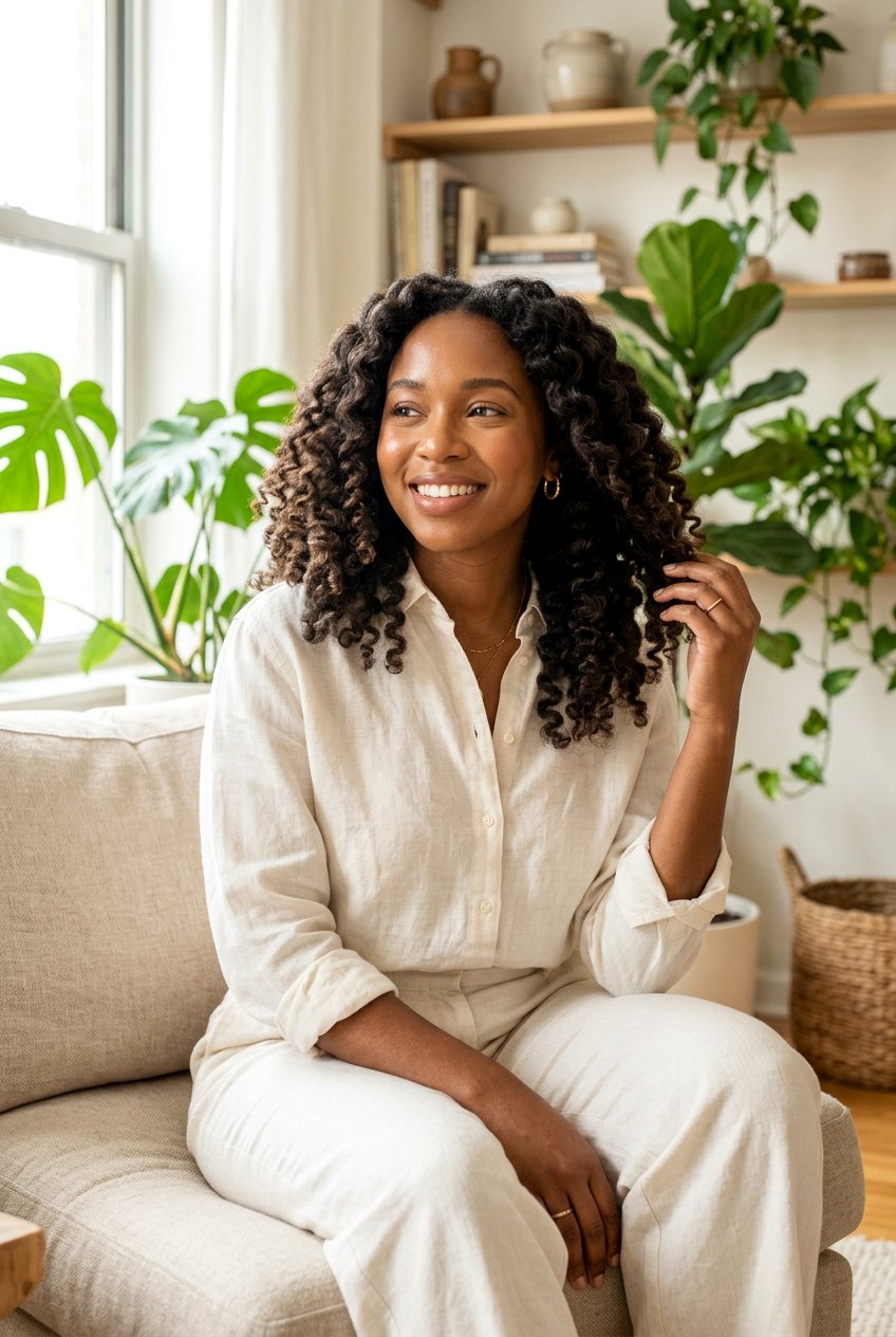 Twist Out Method - 20 heatless curls for shoulder length hair - 20 heatless curls for shoulder length hair