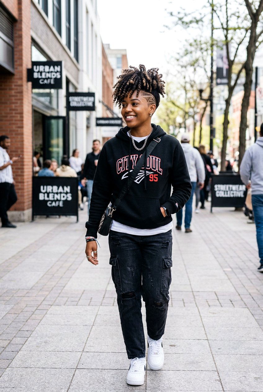 Twist Out With Tapered Undercut - 20 twist out on tapered natural hair - 20 twist out on tapered natural hair