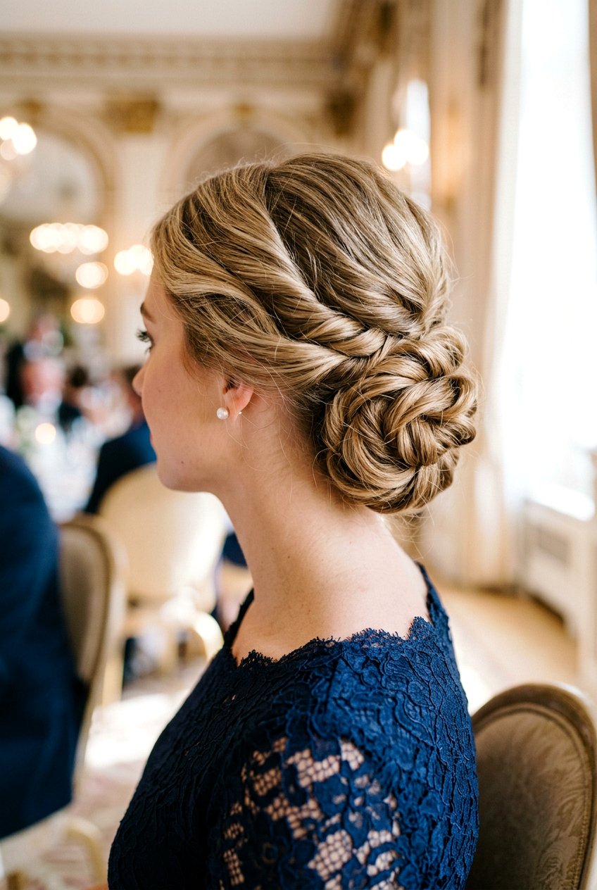 Twisted Chignon Updo - 20 formal festive updo - 20 formal festive updo