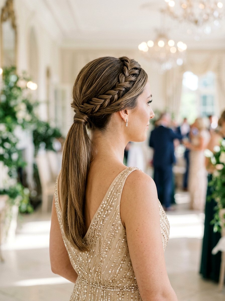 Twisted Crown Ponytail for Wedding Guest - 20 twisted ponytail for wedding guest - 20 twisted ponytail for wedding guest