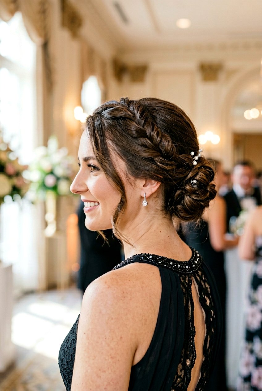 Twisted Crown Updo - 20 elegant mother of the bride updo - 20 elegant mother of the bride updo