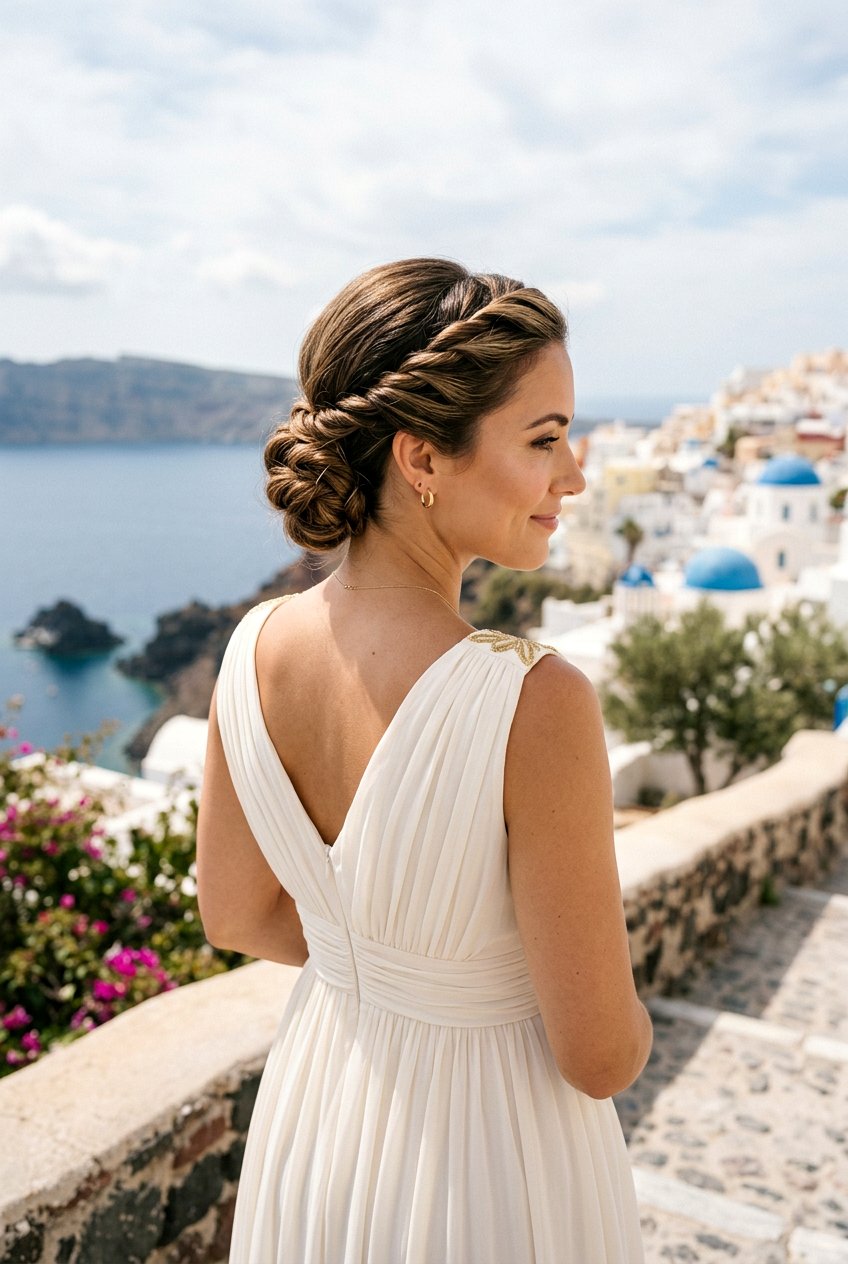 Twisted Crown Updo - 20 easy vacation updo for women - 20 easy vacation updo for women