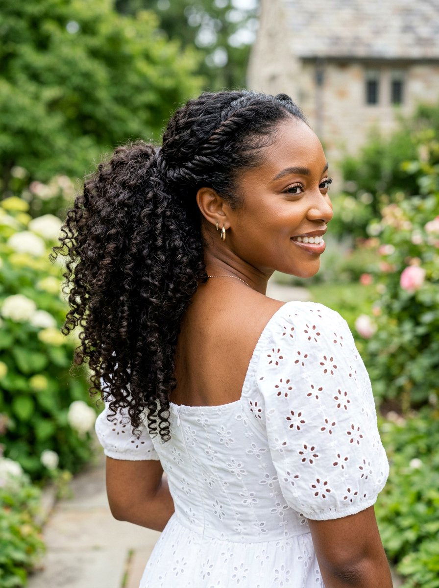 Twisted Curly Ponytail for Wedding Guest - 20 twisted ponytail for wedding guest - 20 twisted ponytail for wedding guest