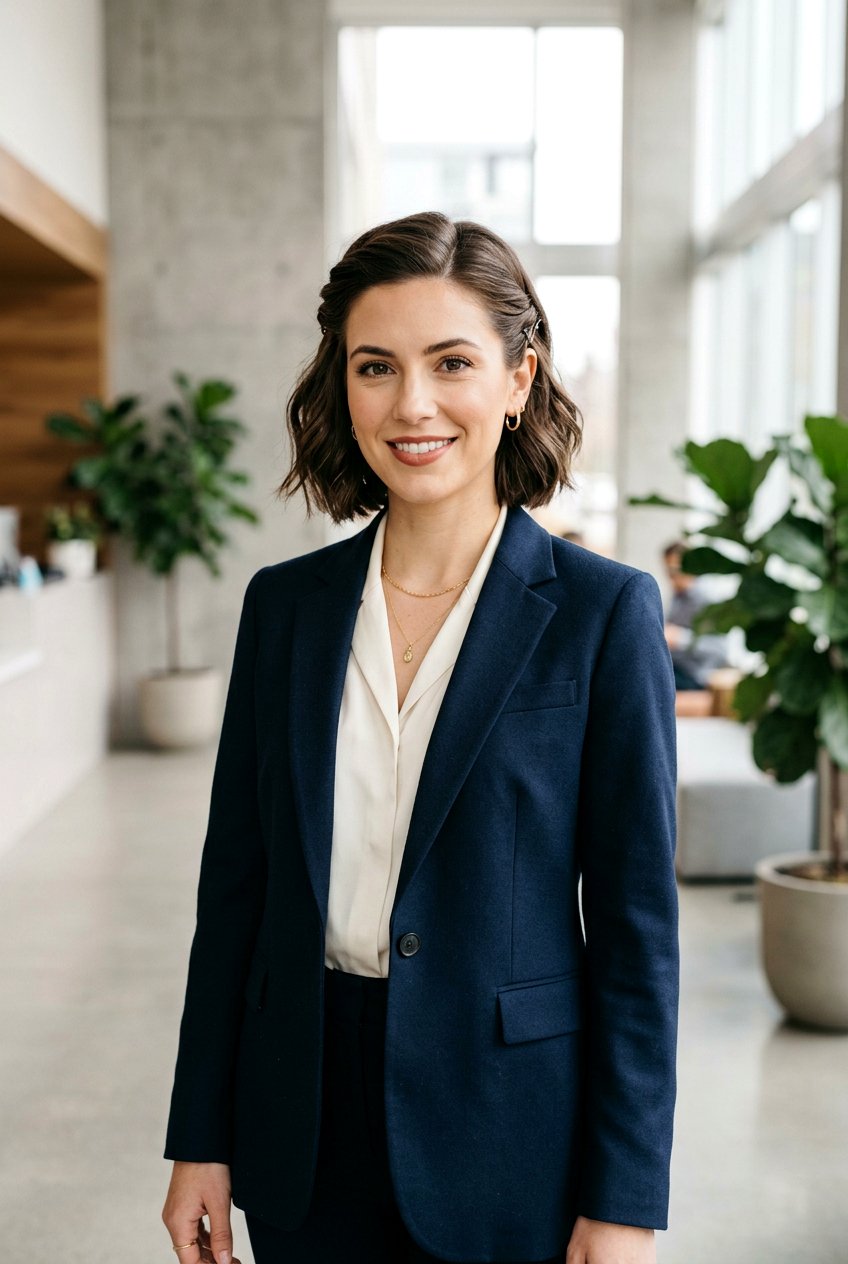 Twisted Front Short Bob - 20 birthday hairstyle for short bob hair - 20 birthday hairstyle for short bob hair