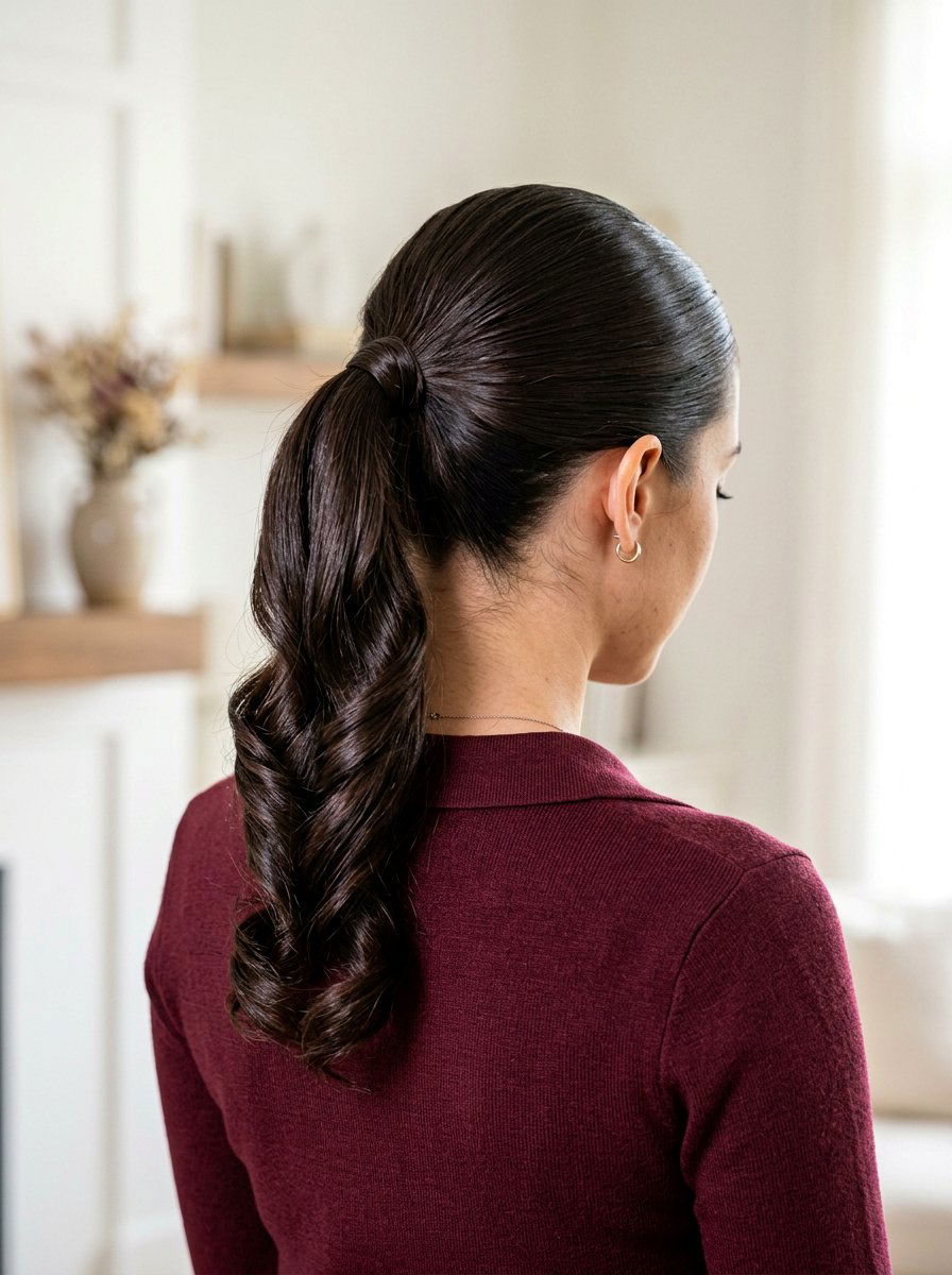 Twisted Glossy Clean Girl Ponytail - 20 glossy clean girl ponytail - 20 glossy clean girl ponytail