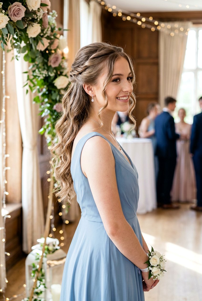 Twisted Half Up Prom Hair - 20 best prom hairstyle ideas - 20 best prom hairstyle ideas