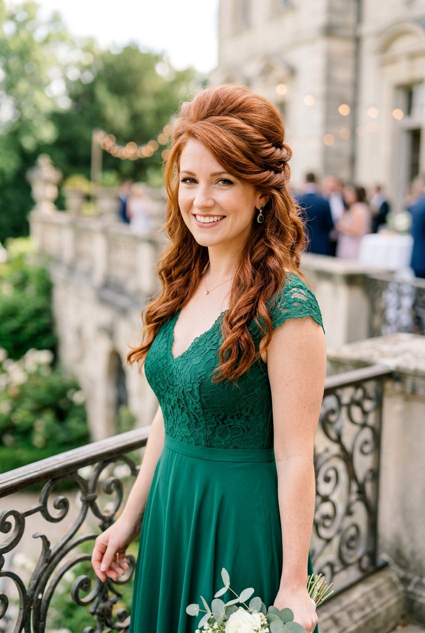 Twisted Half Up With High Volume Crown - 20 prom hairstyle with twisted half up - 20 prom hairstyle with twisted half up