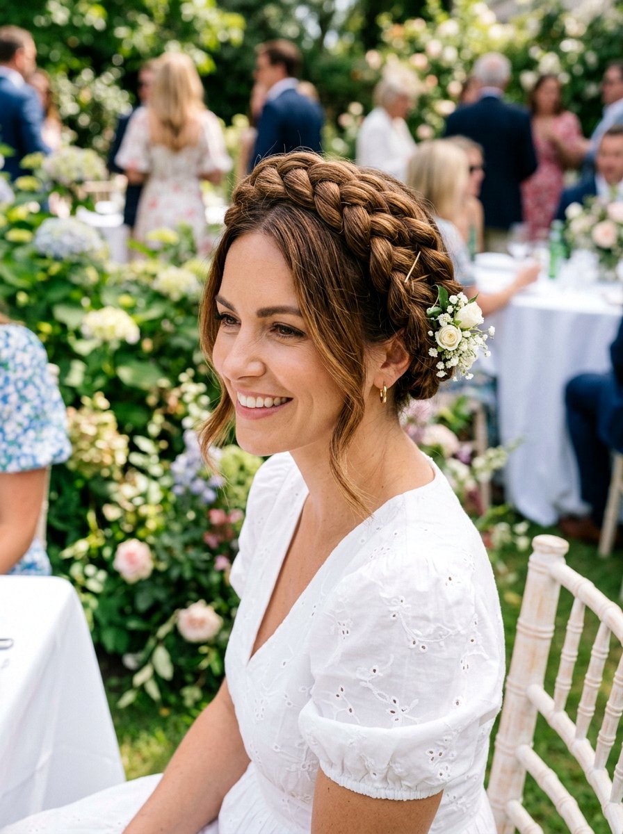 Twisted Halo Braid For Wedding - 20 halo braid for wedding guest - 20 halo braid for wedding guest