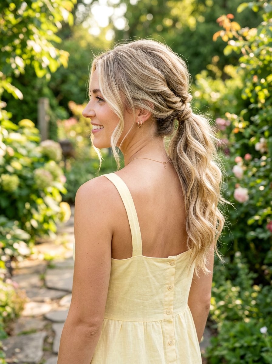 Twisted Loose Ponytail for Wedding Guest - 20 twisted ponytail for wedding guest - 20 twisted ponytail for wedding guest