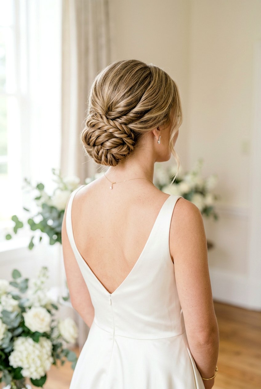 Twisted Low Bridal Chignon - 20 classic bridal chignon - 20 classic bridal chignon