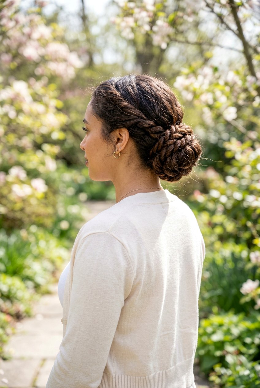 Twisted Low Bun - 20 mom quick grocery run bun - 20 mom quick grocery run bun