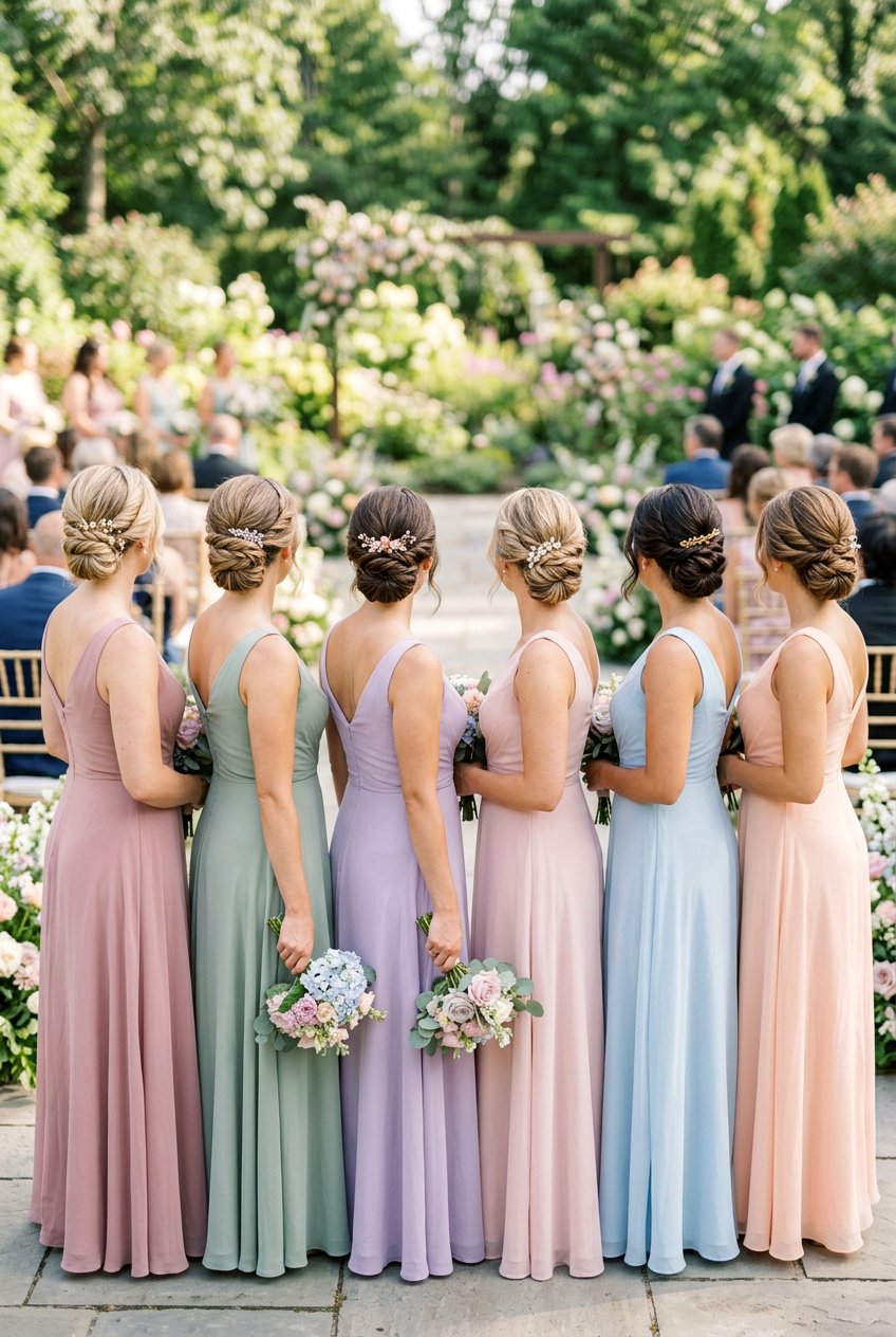 Twisted Low Bun For Bridesmaids - 20 twisted low bun hairstyle - 20 twisted low bun hairstyle