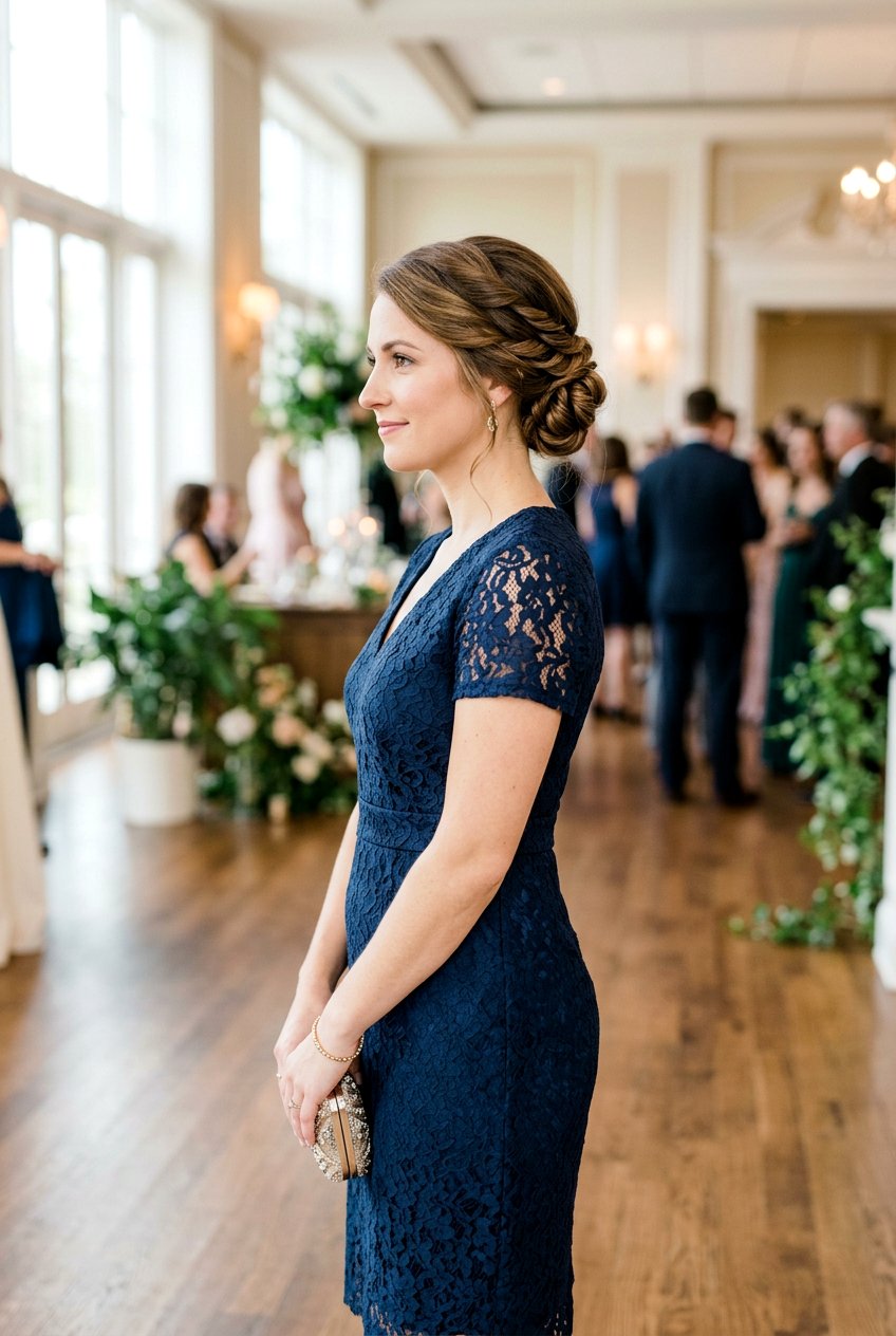 Twisted Low Bun For Medium Hair - 20 low bun wedding guest hairstyle - 20 low bun wedding guest hairstyle