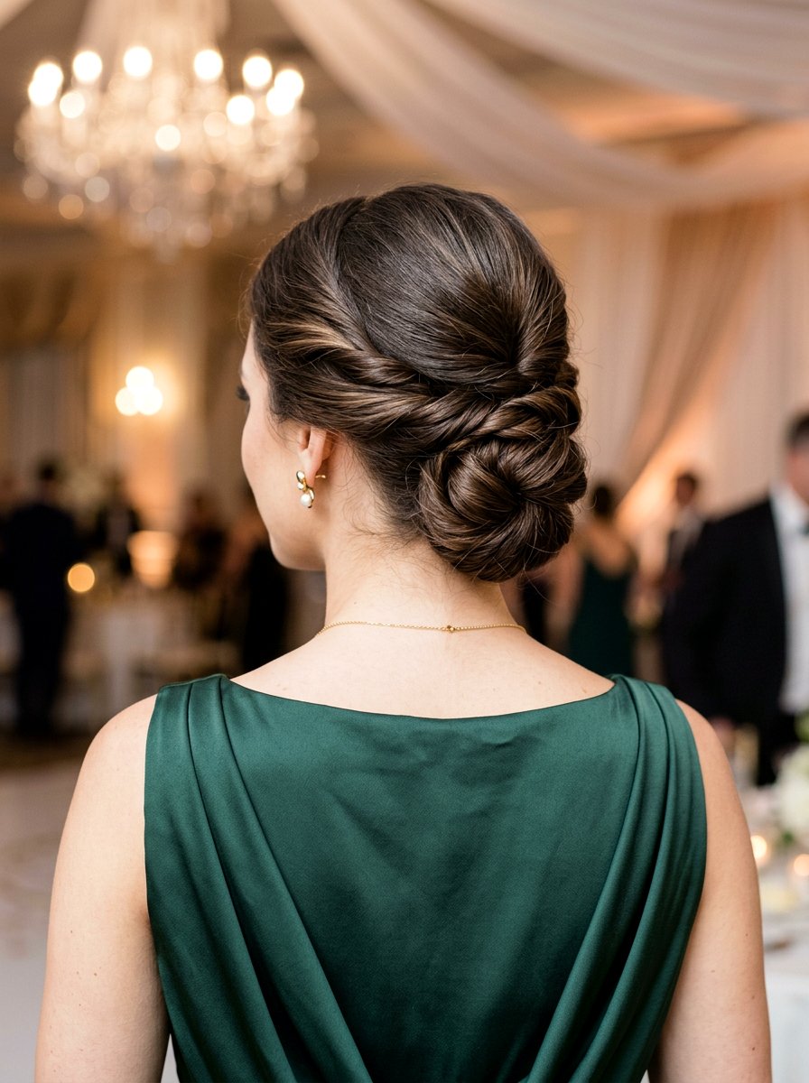 Twisted Low Chignon - 20 hairstyle to blend short regrowth - 20 hairstyle to blend short regrowth