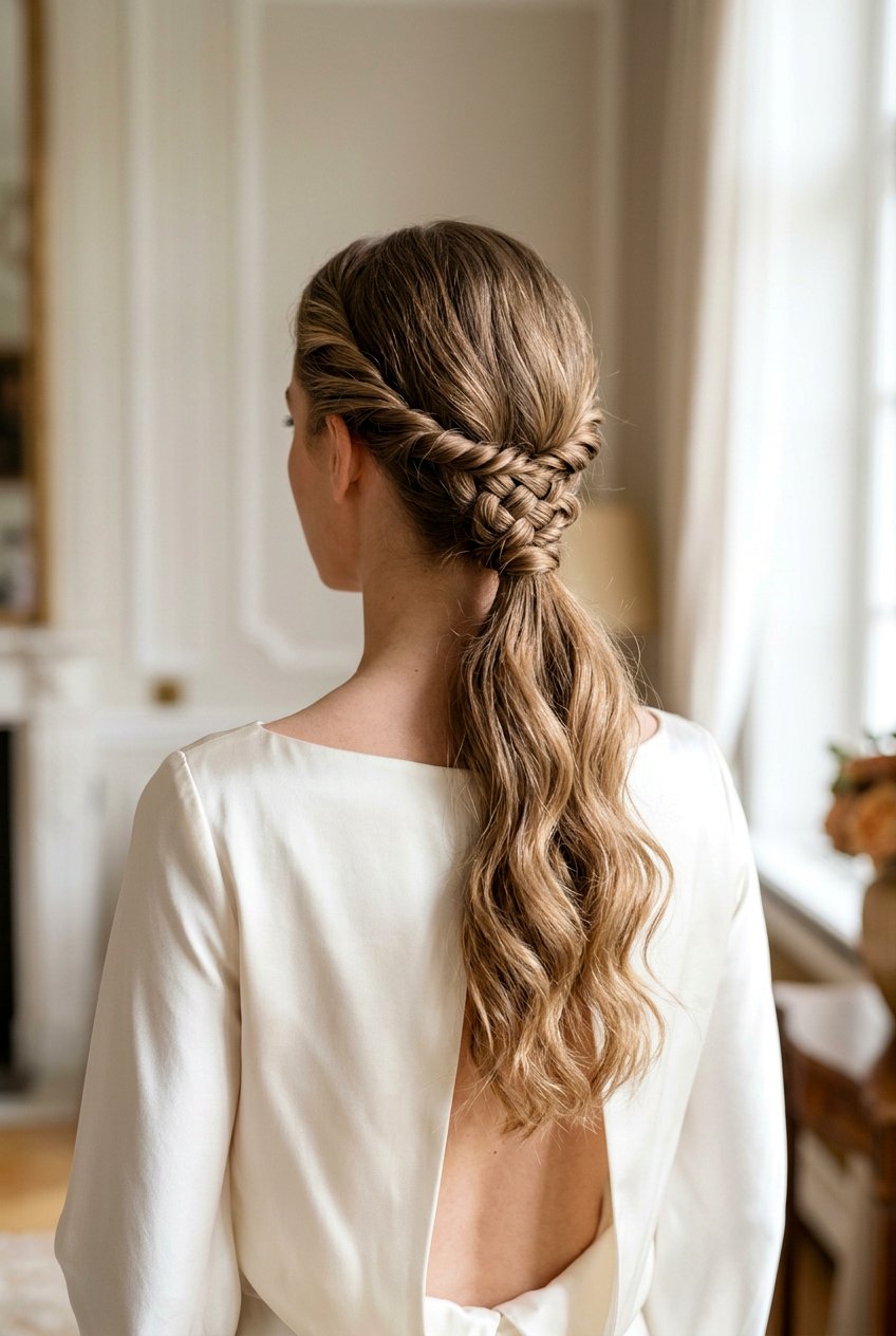 Twisted Low Ponytail - 20 homecoming hairstyle with low ponytail - 20 homecoming hairstyle with low ponytail