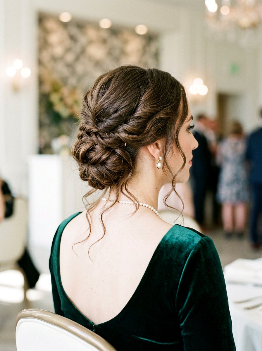 Twisted Low Updo - 20 roundup hairstyle ideas for women - 20 roundup hairstyle ideas for women