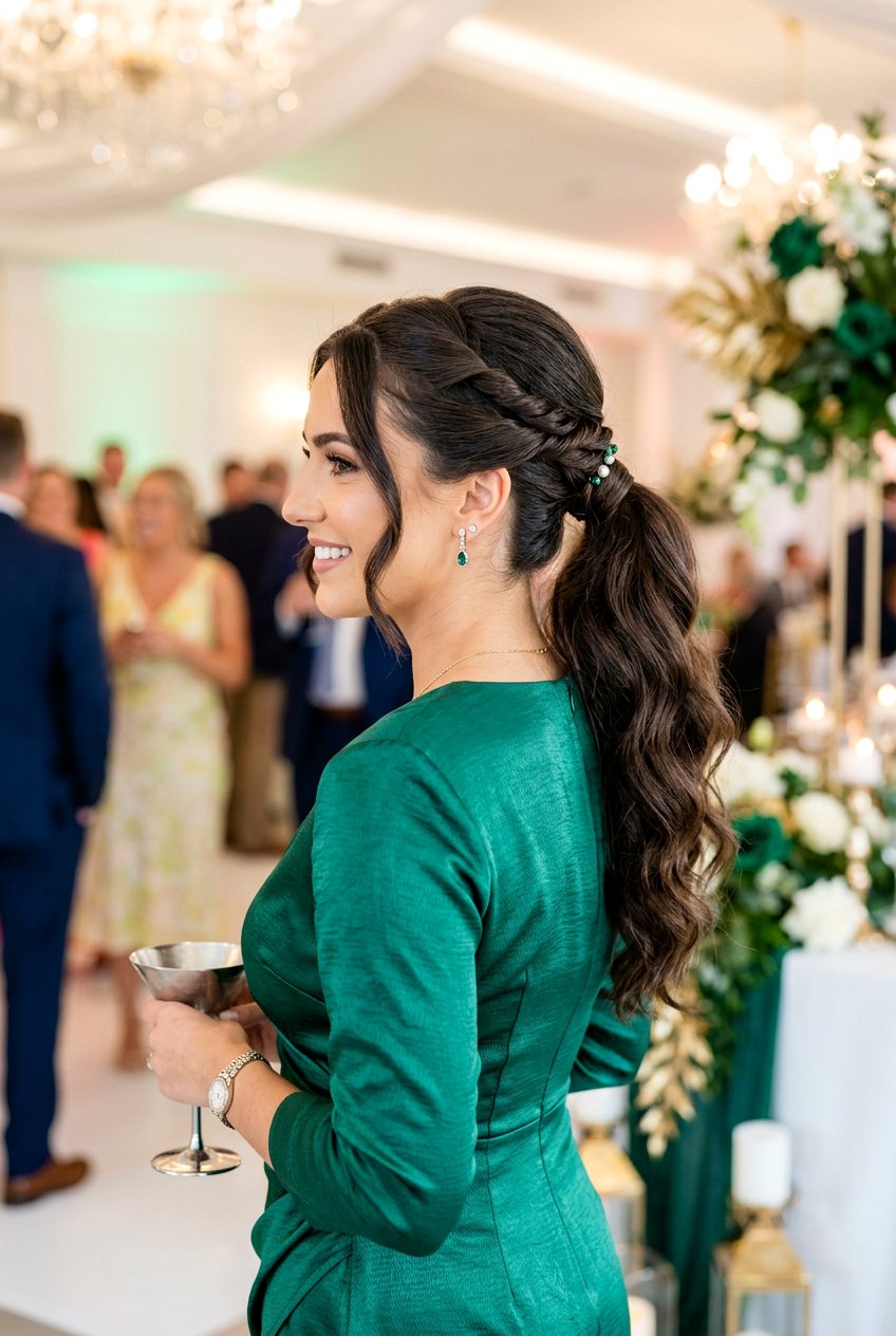 20 Chic Modern Reception Ponytail Hairstyle Looks To Try