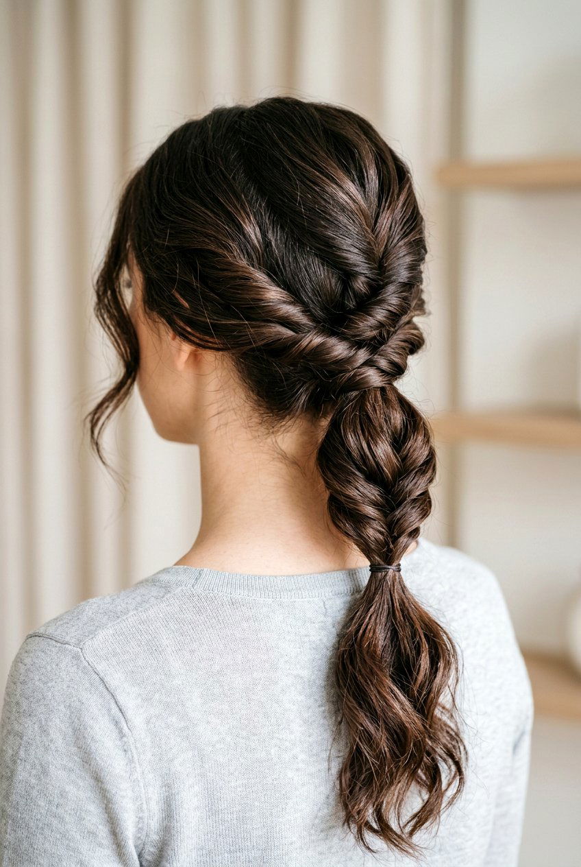 Twisted Ponytail - 20 easy ponytail hairstyles - 20 easy ponytail hairstyles