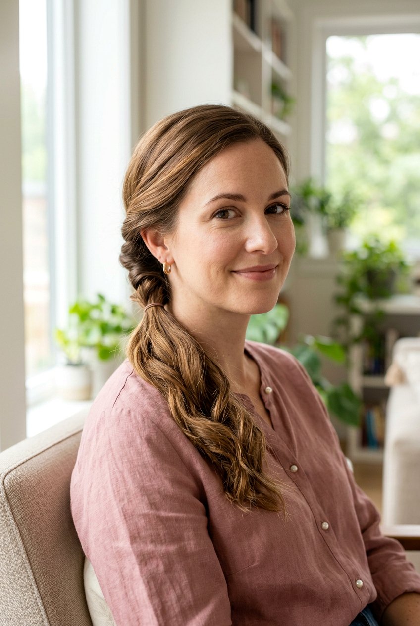 Twisted Side Ponytail - 20 business casual ponytail hairstyle - 20 business casual ponytail hairstyle