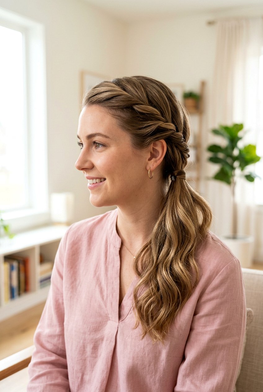 Twisted Side Ponytail - 20 corporate ponytail hairstyle - 20 corporate ponytail hairstyle