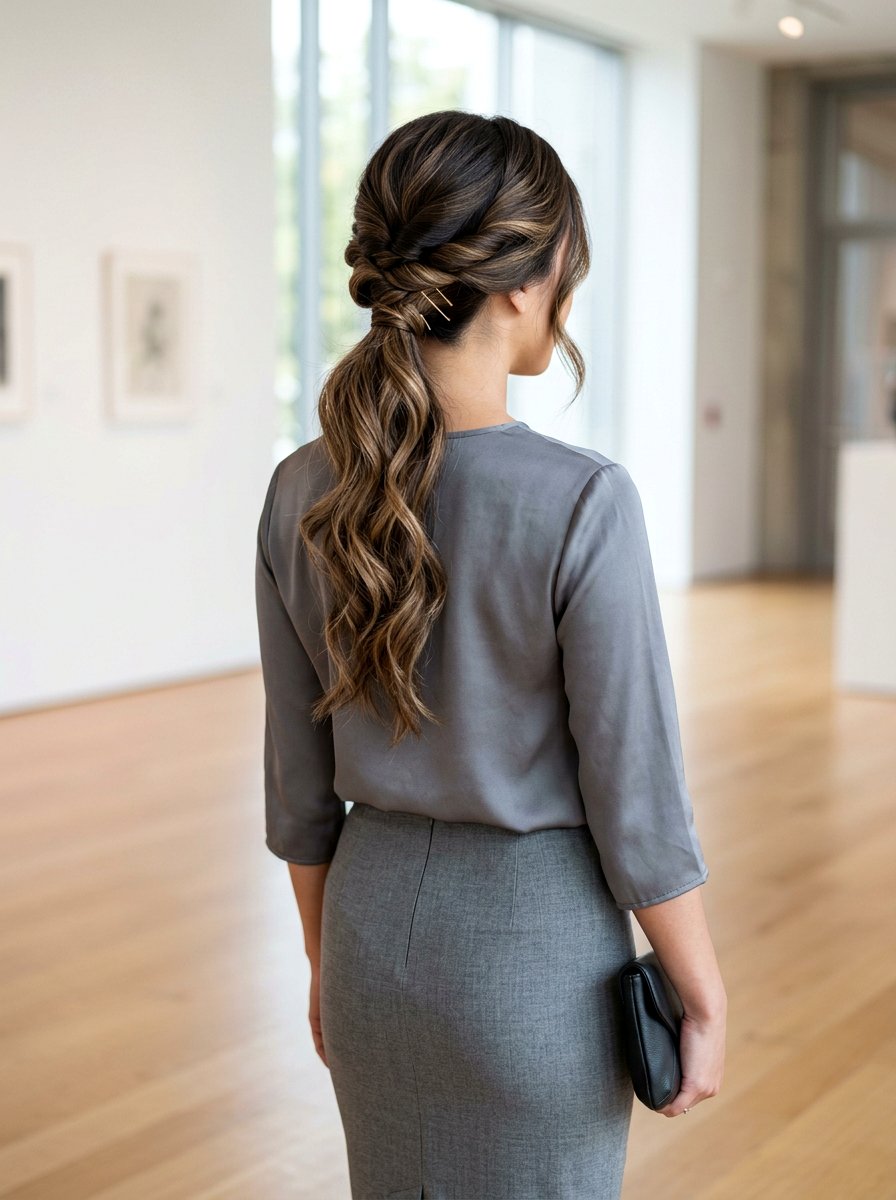 Twisted Side Swept Ponytail - 20 interview hairstyle with side swept ponytail - 20 interview hairstyle with side swept ponytail