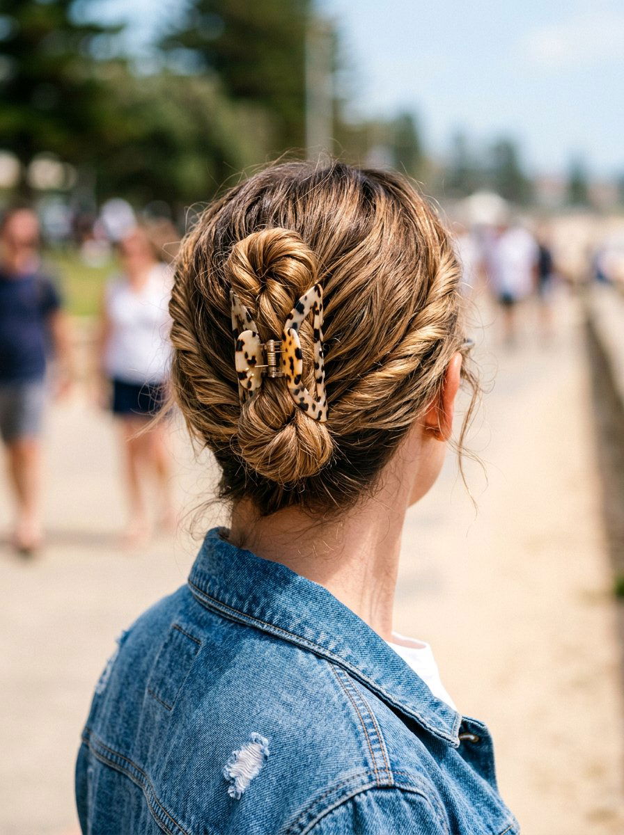 Twisted Summer Claw Clip Bun - 20 summer claw clip bun - 20 summer claw clip bun