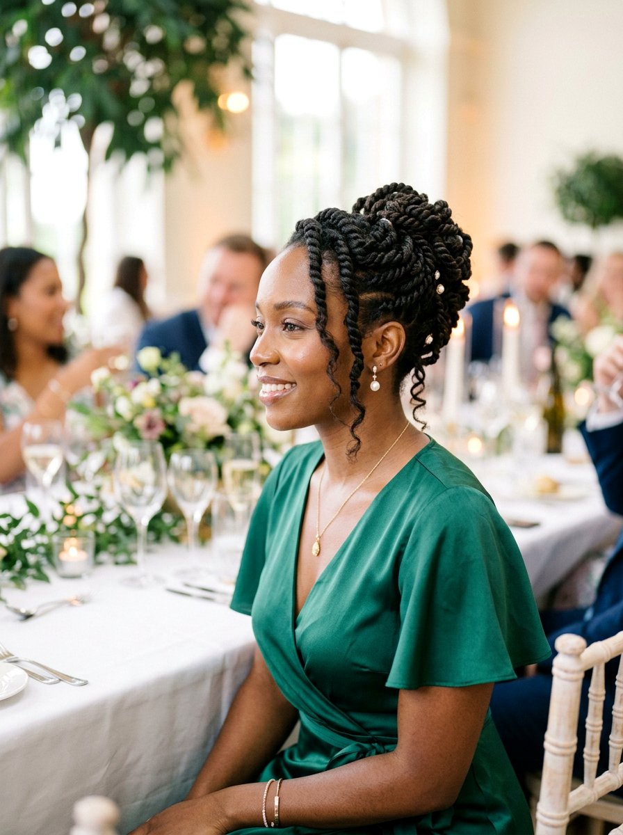 Twisted Updo - 20 trending hairstyle ideas for black women - 20 trending hairstyle ideas for black women