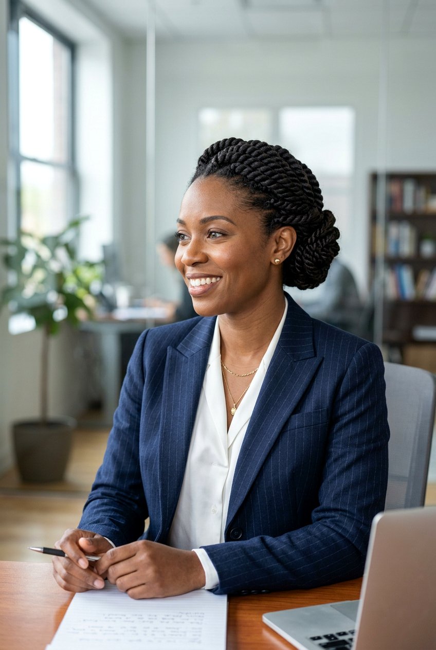 20 Protective Office Hairstyles for a Sleek Work Look Daily
