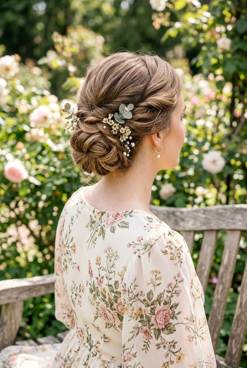 Twisted Updo For Thin Hair - 20 voluminous updo for thin hair - 20 voluminous updo for thin hair