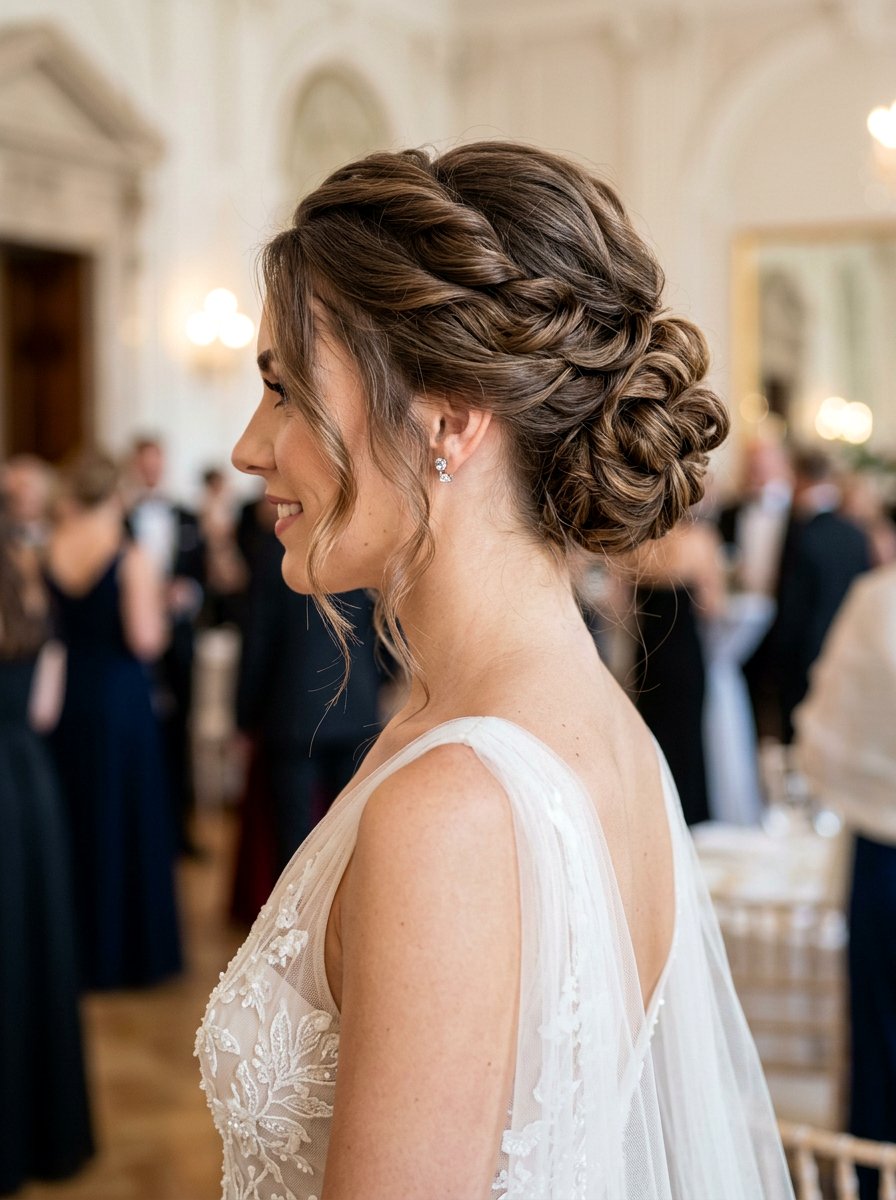 Twisted Updo Haircut - 20 elegant haircut for wedding guest women - 20 elegant haircut for wedding guest women