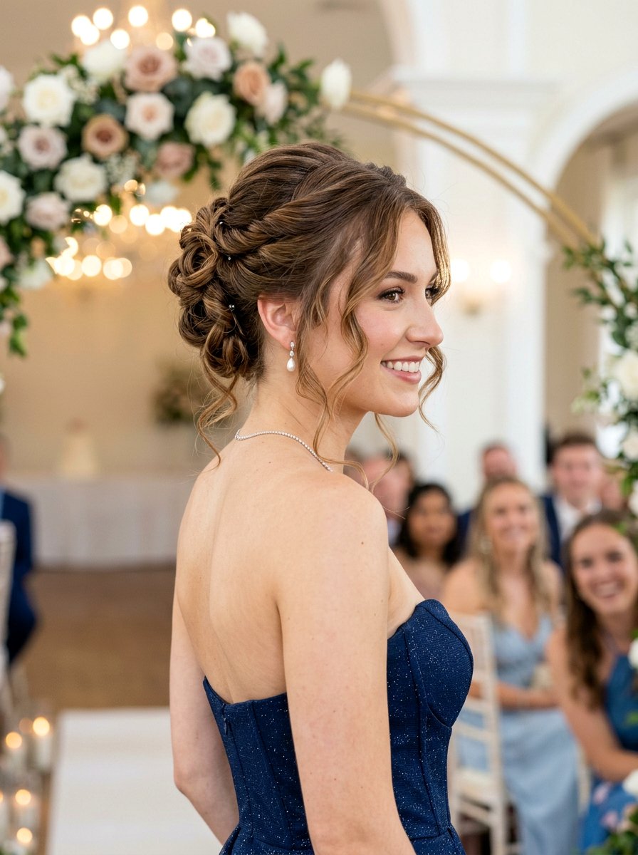 Twisted Updo Prom Hairstyle - 20 viral prom hairstyle ideas - 20 viral prom hairstyle ideas