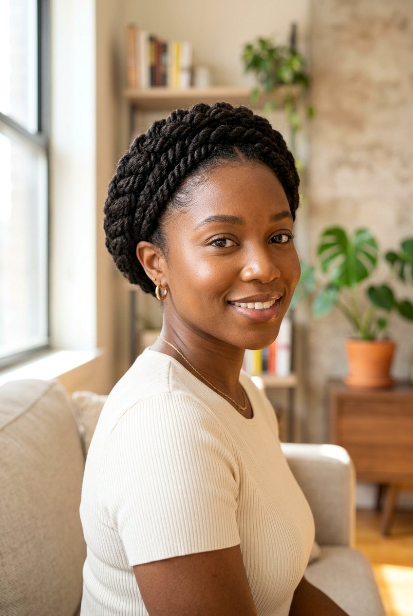 Twisted halo - 20 elegant hairstyles for women - 20 elegant hairstyles for women