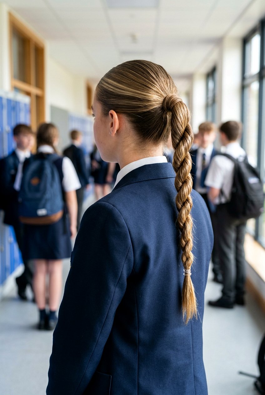 Twisted ponytail - 20 ponytail hairstyles for school - 20 ponytail hairstyles for school