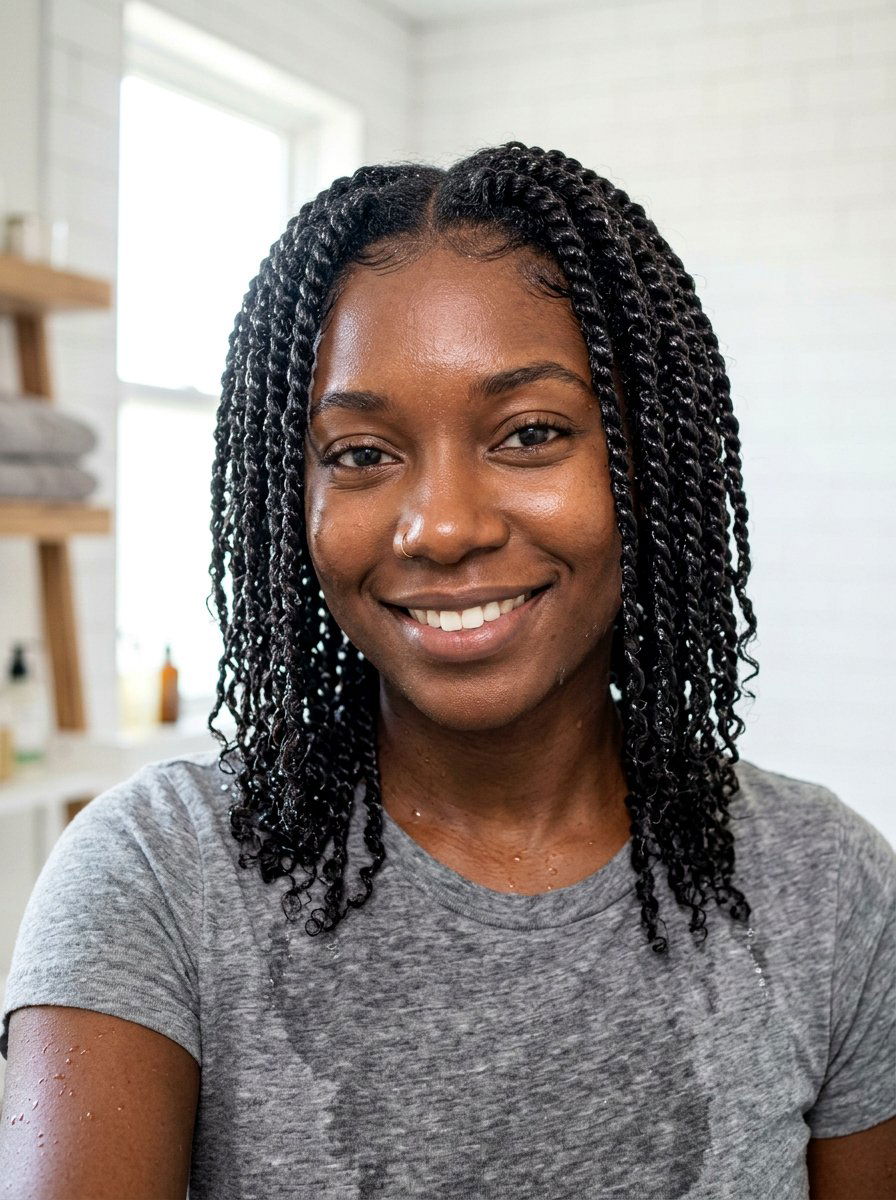 Twists On Soaking Wet Hair - 20 overnight twists for natural hair - 20 overnight twists for natural hair