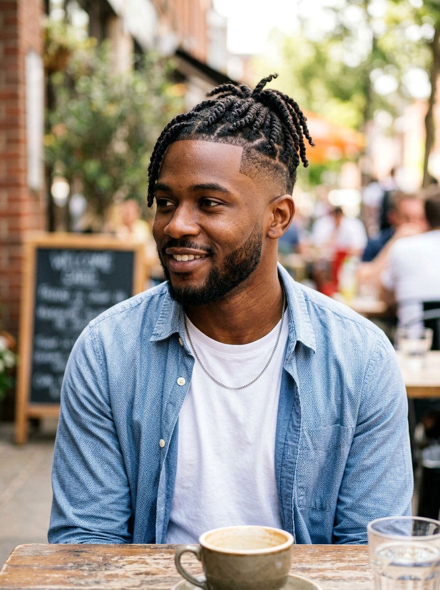 Twists With Curved Taper Fade - 20 twists with taper fade men - 20 twists with taper fade men