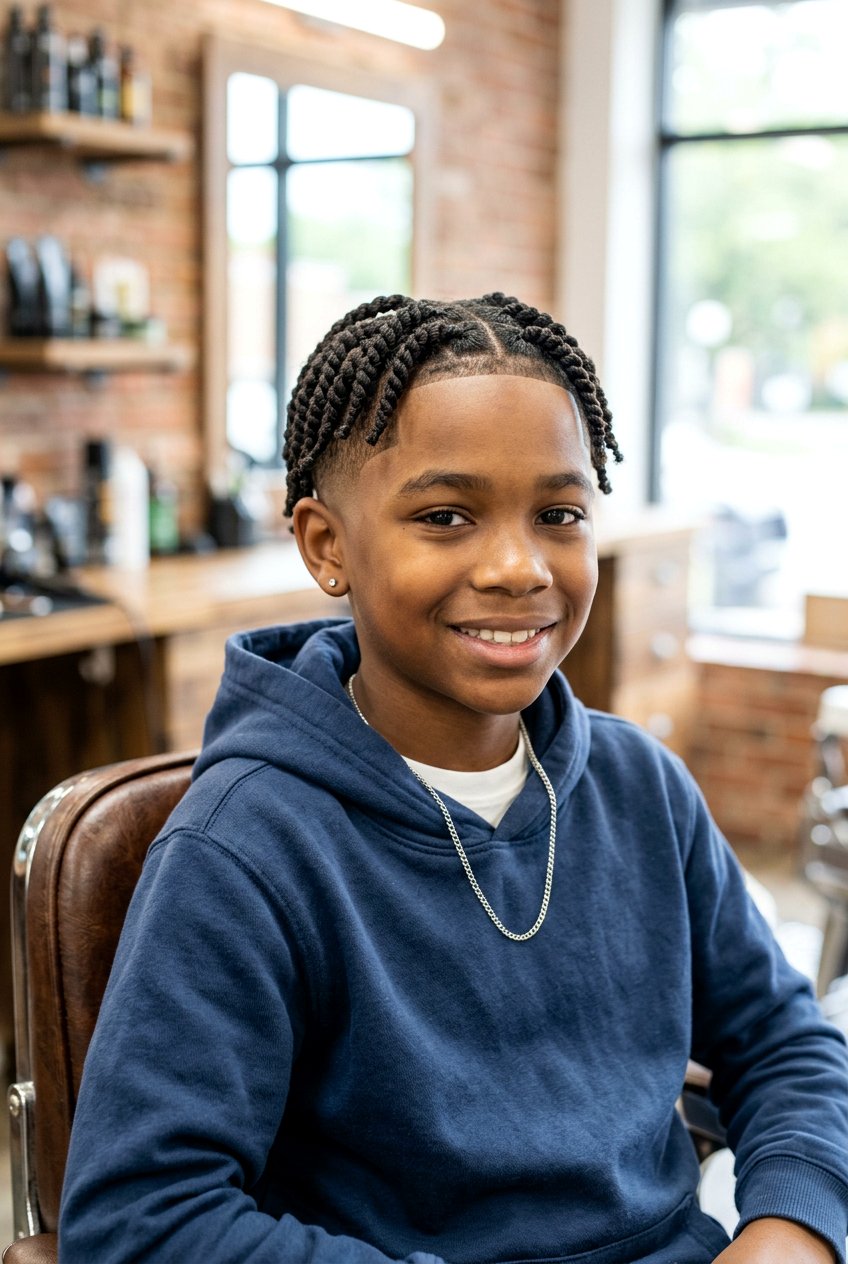 Twists With Mid Taper Fade - 20 boys haircut with mid taper fade - 20 boys haircut with mid taper fade